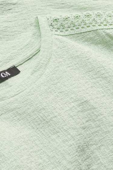 Femmes - T-shirt - regular fit - vert clair