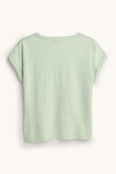 Femmes - T-shirt - regular fit - vert clair