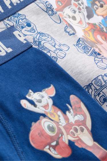 Enfants garçons - Lot de 3 - La Pat’ Patrouille - Chase, Marcus - caleçons - bleu foncé