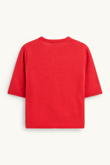 Dona - Jaqueta de punt - vermell