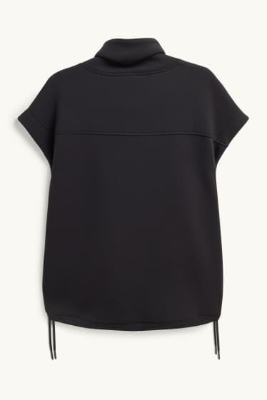 Damen - Sweatweste - schwarz