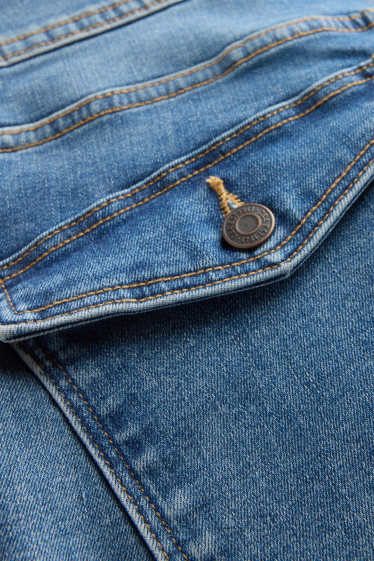 Dames - Capri jeans - low waist - blauw