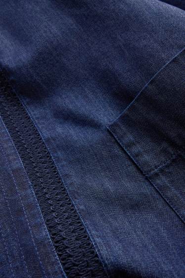 Damen - Jeans-Kimono - dunkeljeansblau
