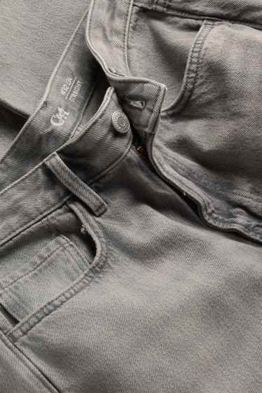 Hommes - Straight jean - gris clair