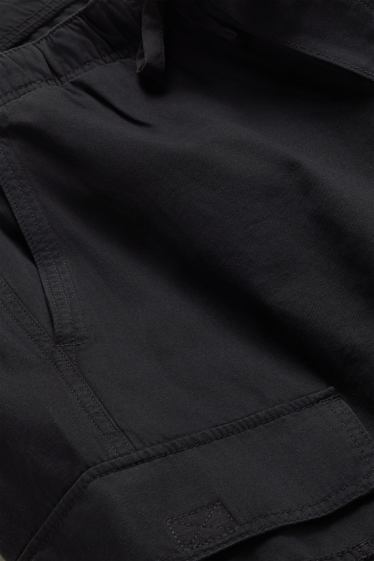 Hommes - Short cargo - noir