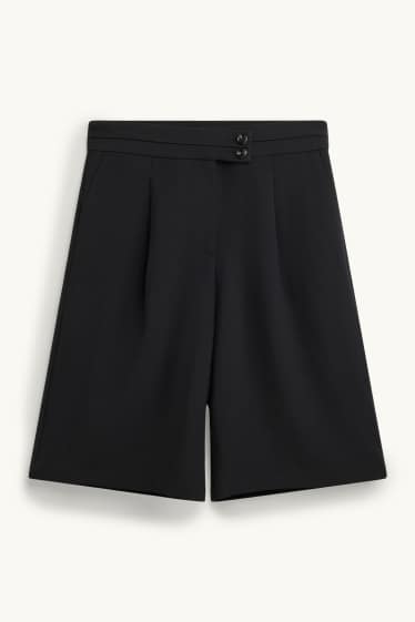 Mujer - Bermuda - mid waist - negro