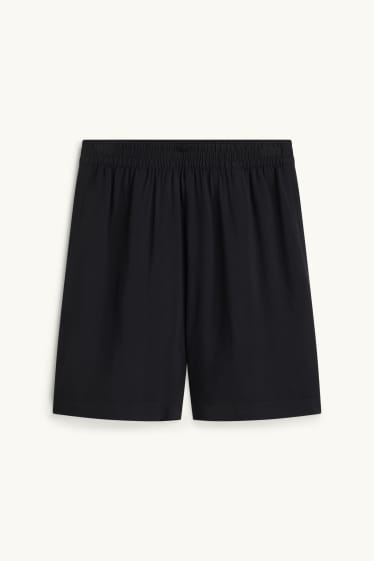 Women - Shorts - high waist - black