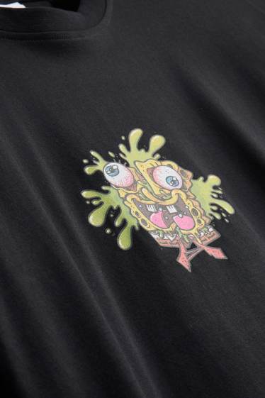 Herren - Poloshirt - Regular Fit - strukturiert - schwarz