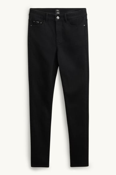 Femmes - Skinny jean - mid waist - shaping jean - noir