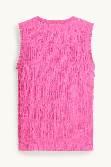 Dames - Top - fuchsiarood