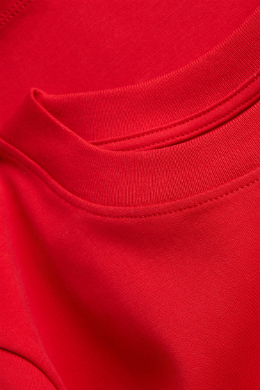 Damen - T-Shirt - Regular Fit - rot