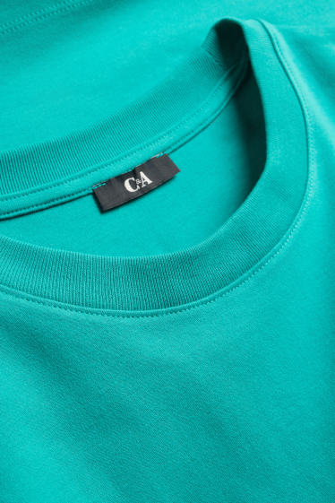 Damen - T-Shirt - Regular Fit - türkis