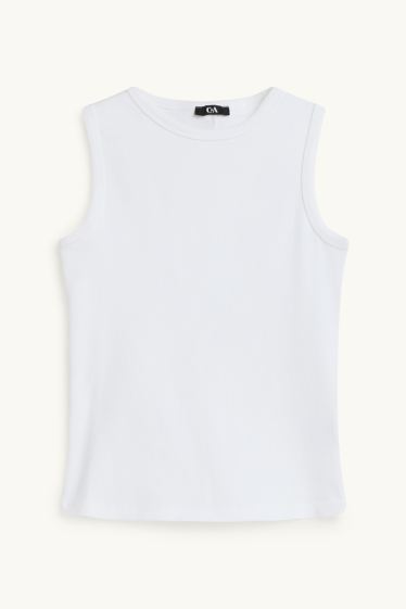 Mujer - Top - blanco