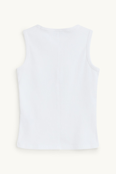 Mujer - Top - blanco