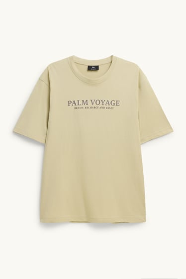 Herren - T-Shirt - Regular Fit - hellgrün