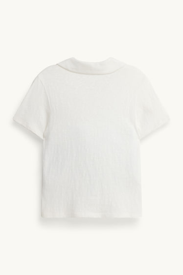 Dames - Poloshirt - regular fit - wit