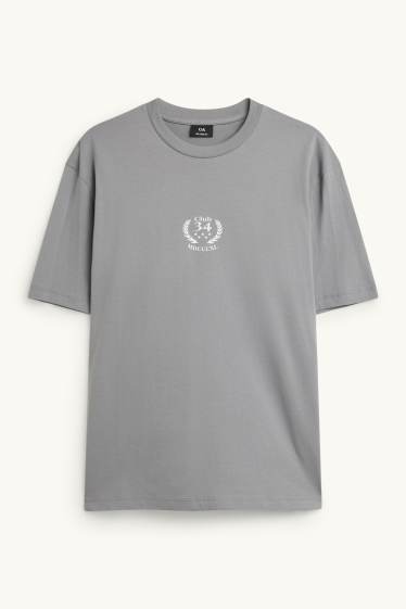 Herren - T-Shirt - Relaxed Fit - grau