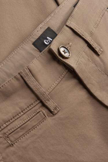 Herren - Chino - Tapered Fit - braun