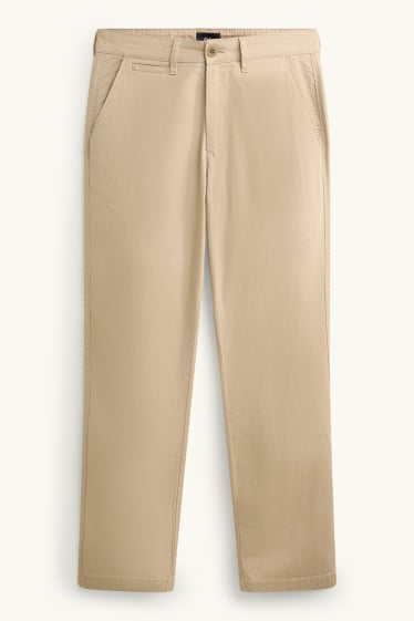 Hommes - Chino - tapered fit - beige
