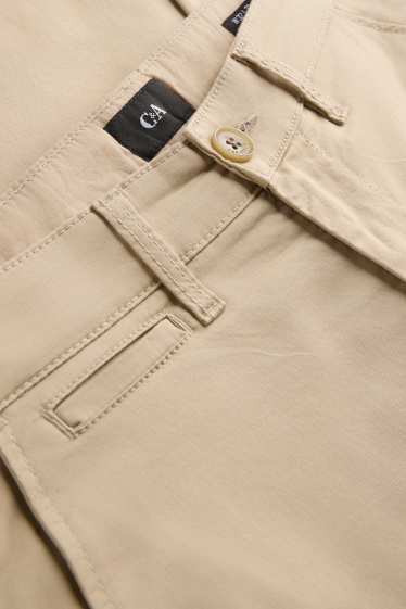 Hommes - Chino - tapered fit - beige