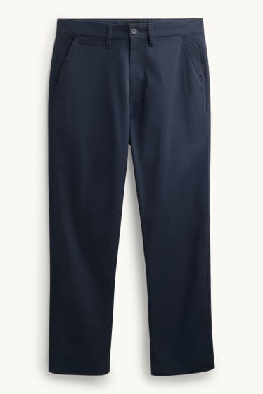 Men - Chinos - tapered fit - dark blue