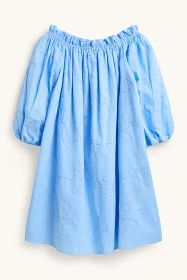 Dames - A-lijn-jurk - blauw
