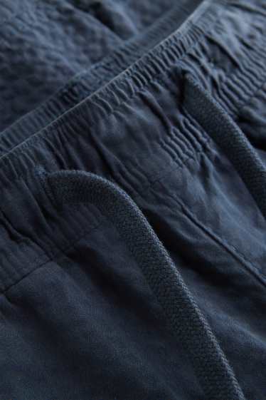 Kinder Buben - Bermudas - strukturiert - blau