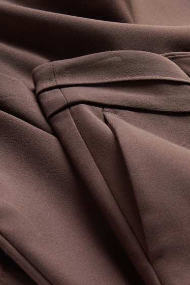 Mujer - Bermuda - mid waist - marrón