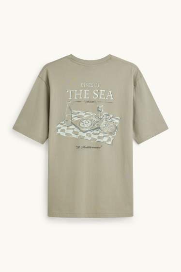 Herren - T-Shirt - Regular Fit - grün