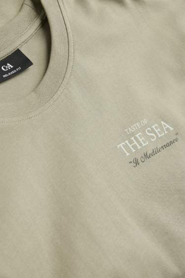 Herren - T-Shirt - Regular Fit - grün