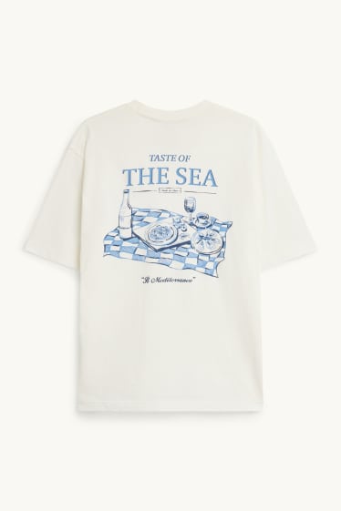 Herren - T-Shirt - Regular Fit - weiß