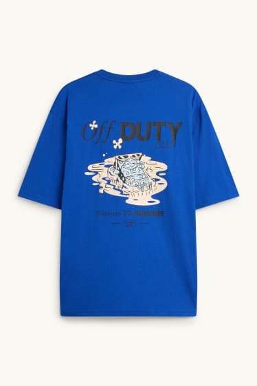 Home - Samarreta de màniga curta - relaxed fit - Bob Esponja - blau