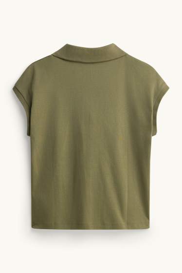 Dames - Poloshirt - kaki