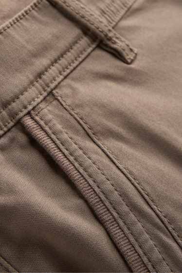 Heren - Cargoshort - bruin