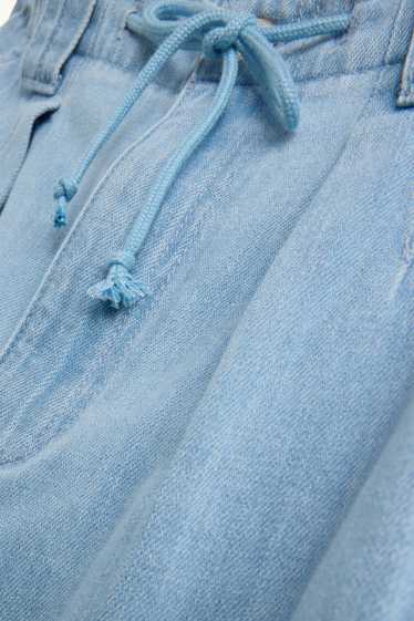 Damen - Barrel Jeans - Mid Waist - jeansblau