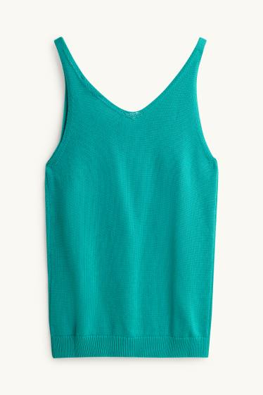 Dámské - Top - tyrkysová