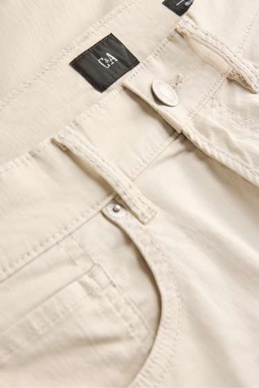 Heren - Short - crème wit