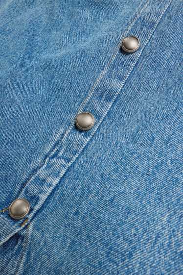 Femmes - Jupe-short en jean - jean bleu