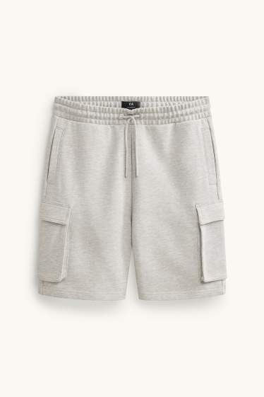 Heren - Sweatshort - grijs