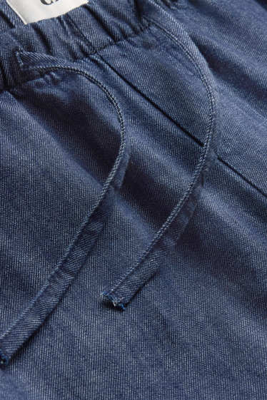 Herren - Jeans-Shorts - dunkeljeansblau