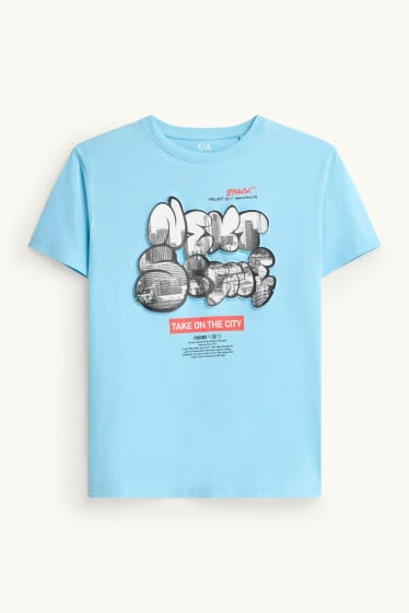 Niños - City - camiseta de manga corta - azul claro