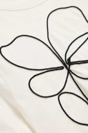 Women - T-shirt - regular fit - white