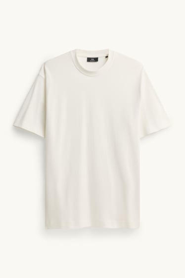 Herren - T-Shirt - Relaxed Fit - weiß