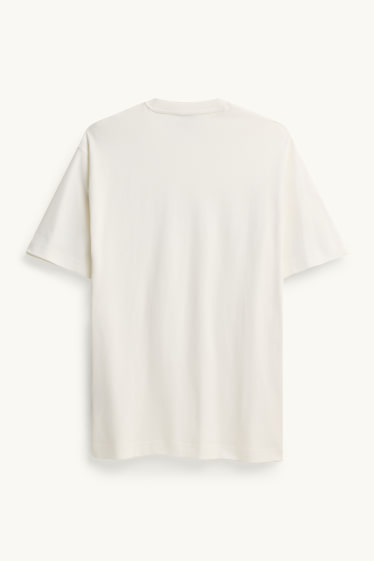 Herren - T-Shirt - Relaxed Fit - weiß