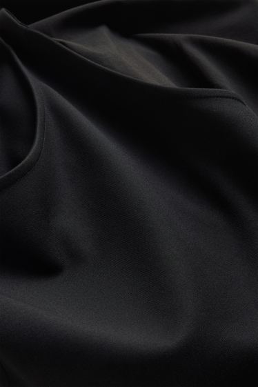 Damen - Kleid - Straight Fit - schwarz