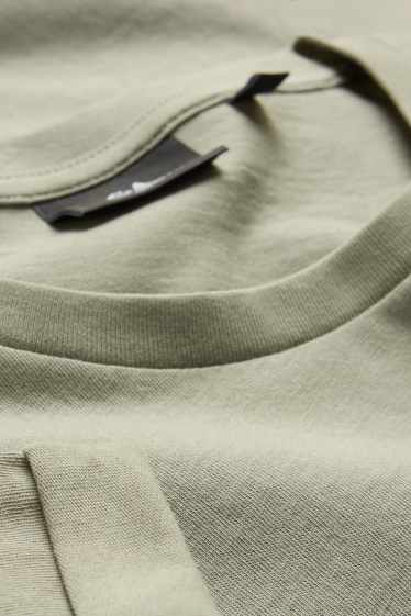 Uomo - T-shirt - slim fit - verde