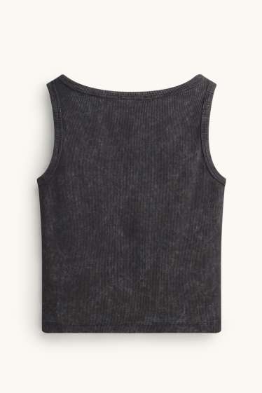 Copii - Fete - Top - reiat - gri închis