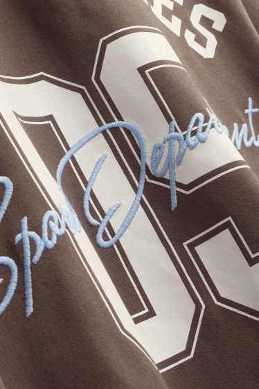 Kinderen: meisjes - Los Angeles - T-shirt - bruin