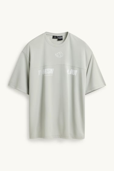 Home - Samarreta de màniga curta - oversized - Naruto - verd clar