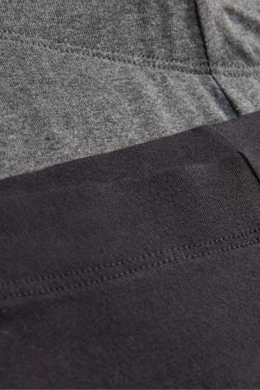 Damen - Multipack 2er - Leggings - dunkelgrau / hellgrau